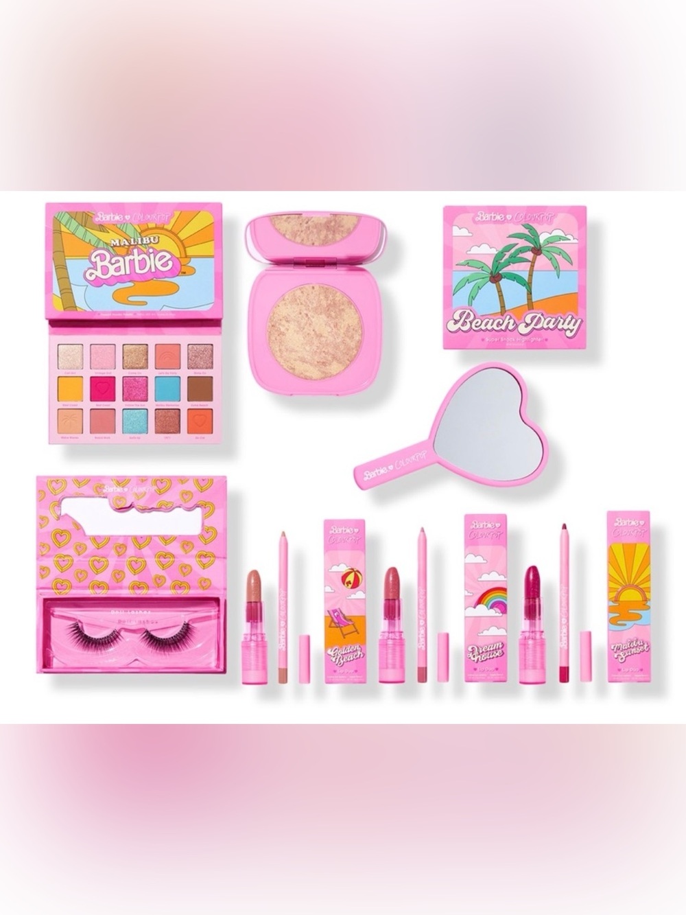 Colourpop x Malibu Barbie Limited Edition Full Collection Set ALL NEW in Box